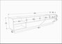 Hanah Home Rhodes Soporte de TV Antracita